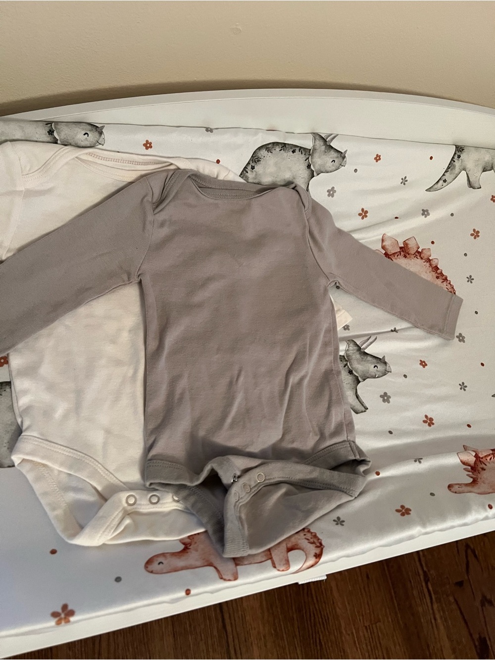 Cloud Island Long-Sleeve Baby Bodysuits Pack 3-6 months - Picture 4 of 6